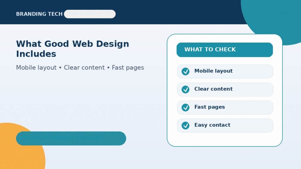 Good web design features for Kuala Lumpur businesses.
